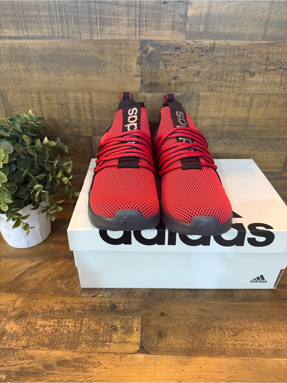 adidas Unisex-Kids Lite Racer Adapt 7.0, Better Scarlet/Black/Grey